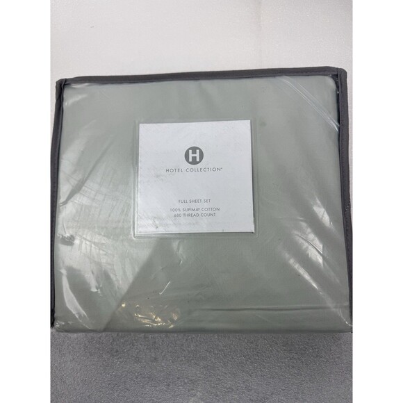 Hotel Collection Full 680 Thread Count 100% Supima Cotton Sheet Set - Picture 1 of 5